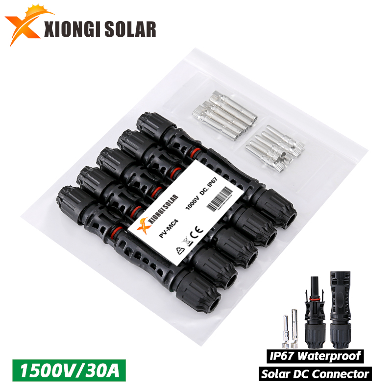 Solar Cable Mc4 Connector - DC ソーラーコネクタ 1000V30A ソーラーパネル Stecker コネクタキットケーブル