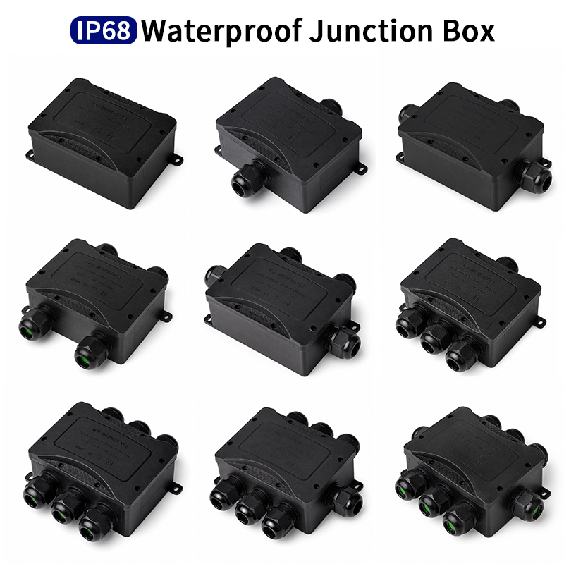 Cable Gland Waterproof - IP68 防水ジャンクションボックス 2-8 ウェイ M25 電気ケーブルコネクタ配電エンクロージャ