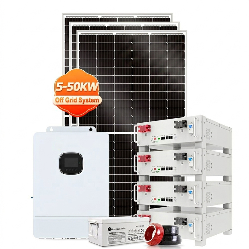 Off Grid Solar Kit - 商用産業用太陽光発電システム 50KW 100KW 200KW ハイブリッドオフグリッドコンプリートキット 3相