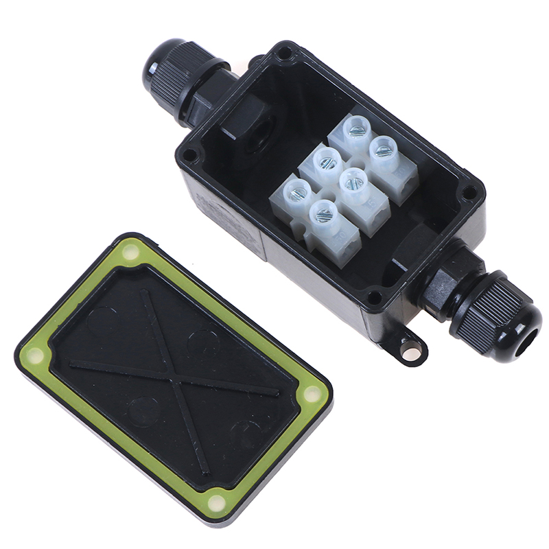 Cable Gland Waterproof - 2 ウェイ屋外防水 IP66 電気ケーブルワイヤーコネクタジャンクションボックス端子 450V ジャンクションボックス