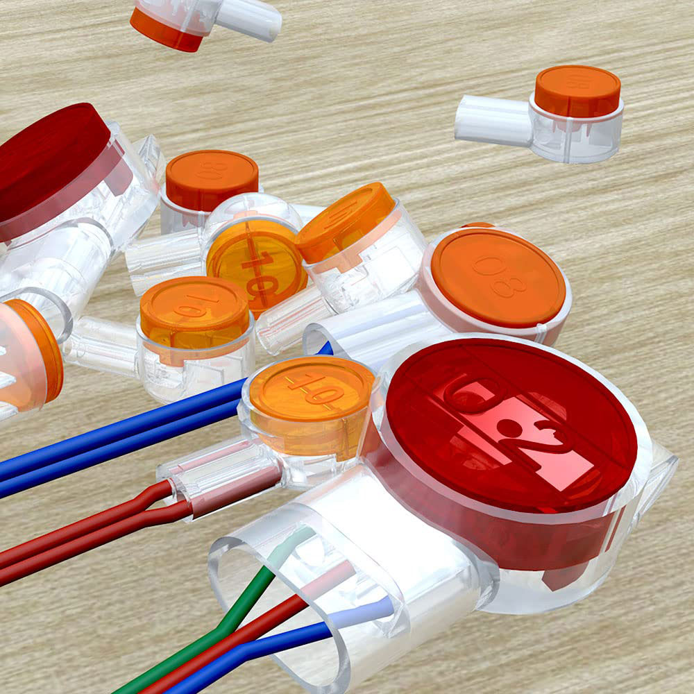 100 個 K1 K2 K3 ワイヤースプライスコネクタ防水 - Cable Gland Waterproof のレビューと価格