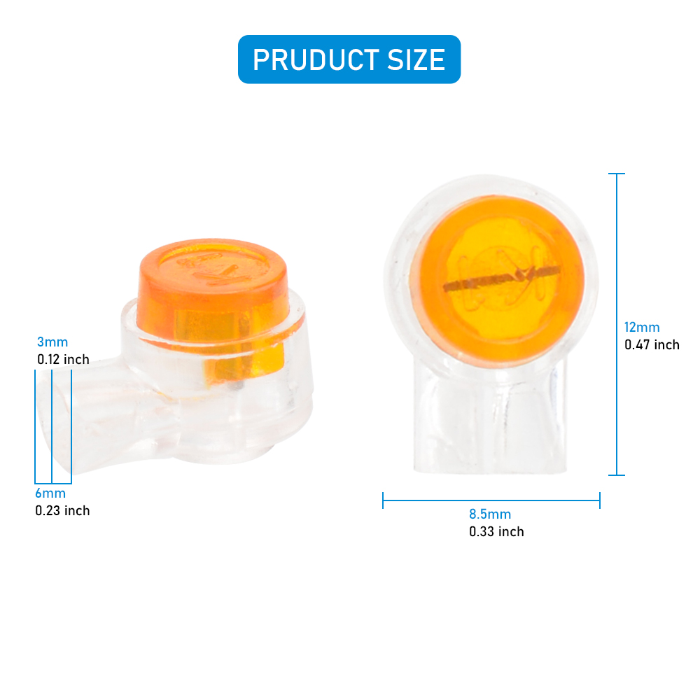 50/100/200 個防水ゲル充填オレンジクリアボタン電話 - Cable Gland Waterproof のレビューと価格