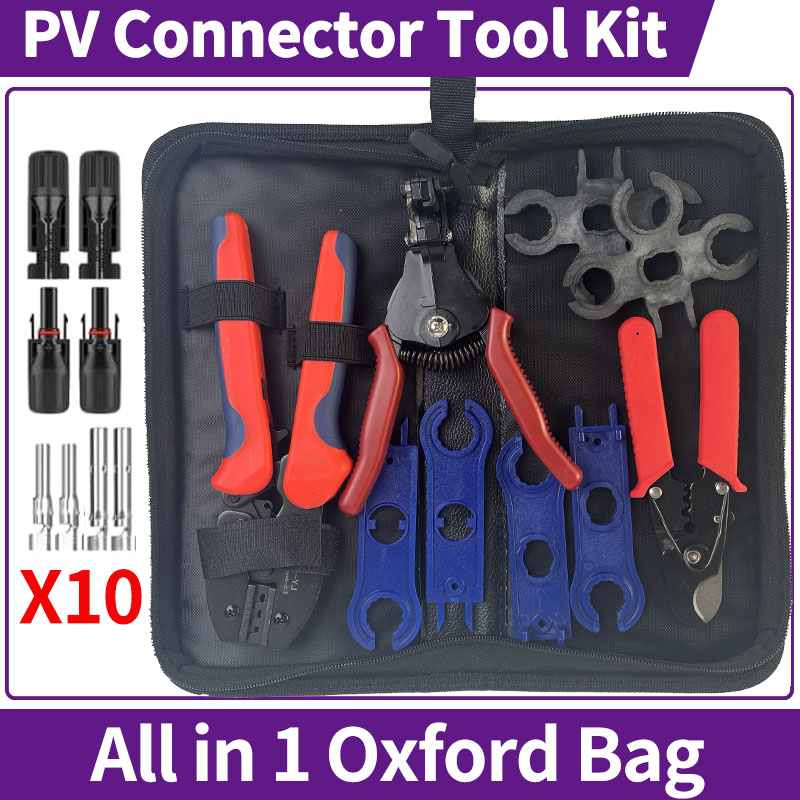 ソーラーパネル PV ケーブル圧着工具キット AWG14-1 - Solar Cable Mc4 Connector のレビューと価格