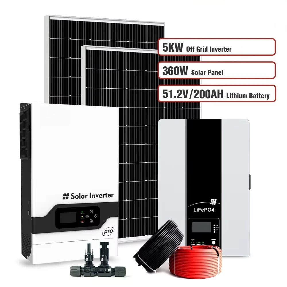 高周波オフグリッドハイブリッドインバーターリチウム電池48V - Off Grid Solar Kit のレビューと価格