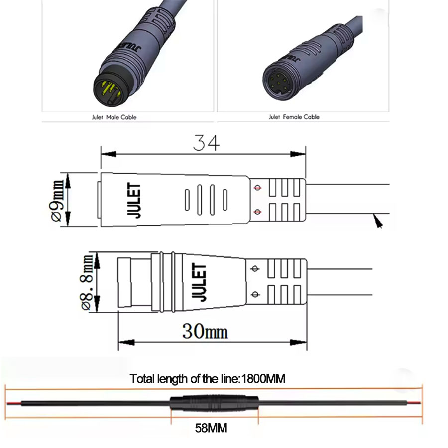 防水ケーブル ジュレット電気ケーブル 2/3/4/5/6/7 - Cable Gland Waterproof のレビューと価格