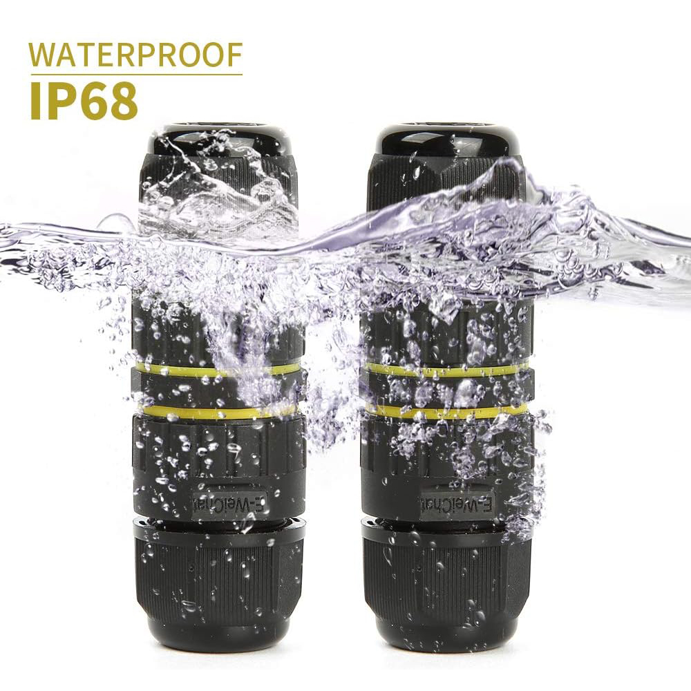 2ウェイ2/3ピンIP68屋外防水ジャンクションボックス電気 - Cable Gland Waterproof のレビューと価格