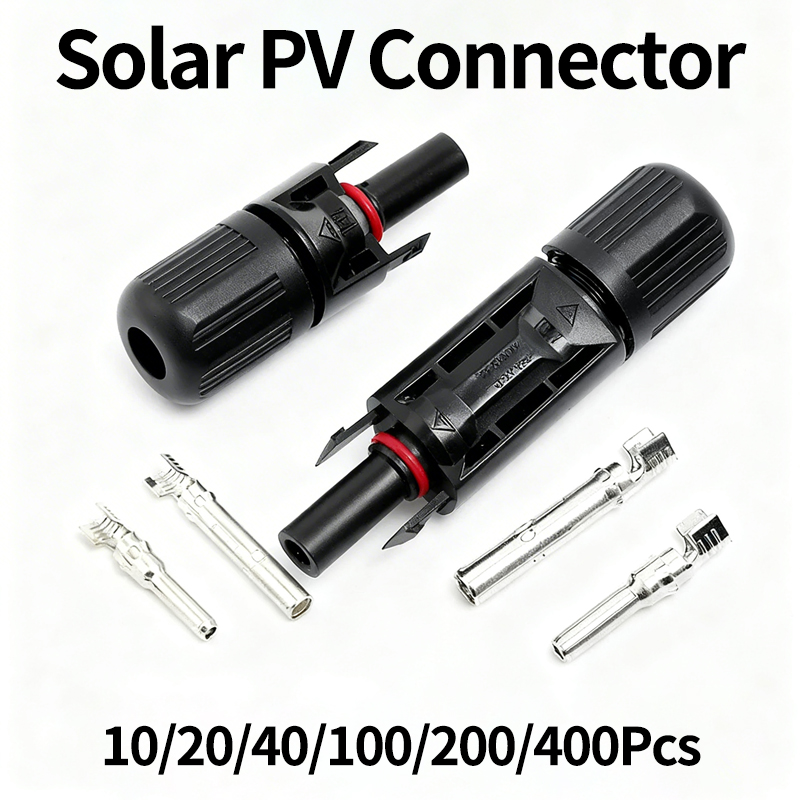 10/20/40/100/200/400個入りソーラーPVコ - Solar Cable Mc4 Connector のレビューと価格