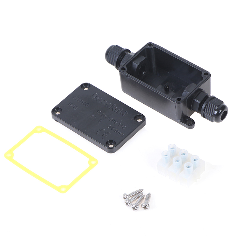 2 ウェイ屋外防水 IP66 電気ケーブルワイヤーコネクタジ - Cable Gland Waterproof のレビューと価格
